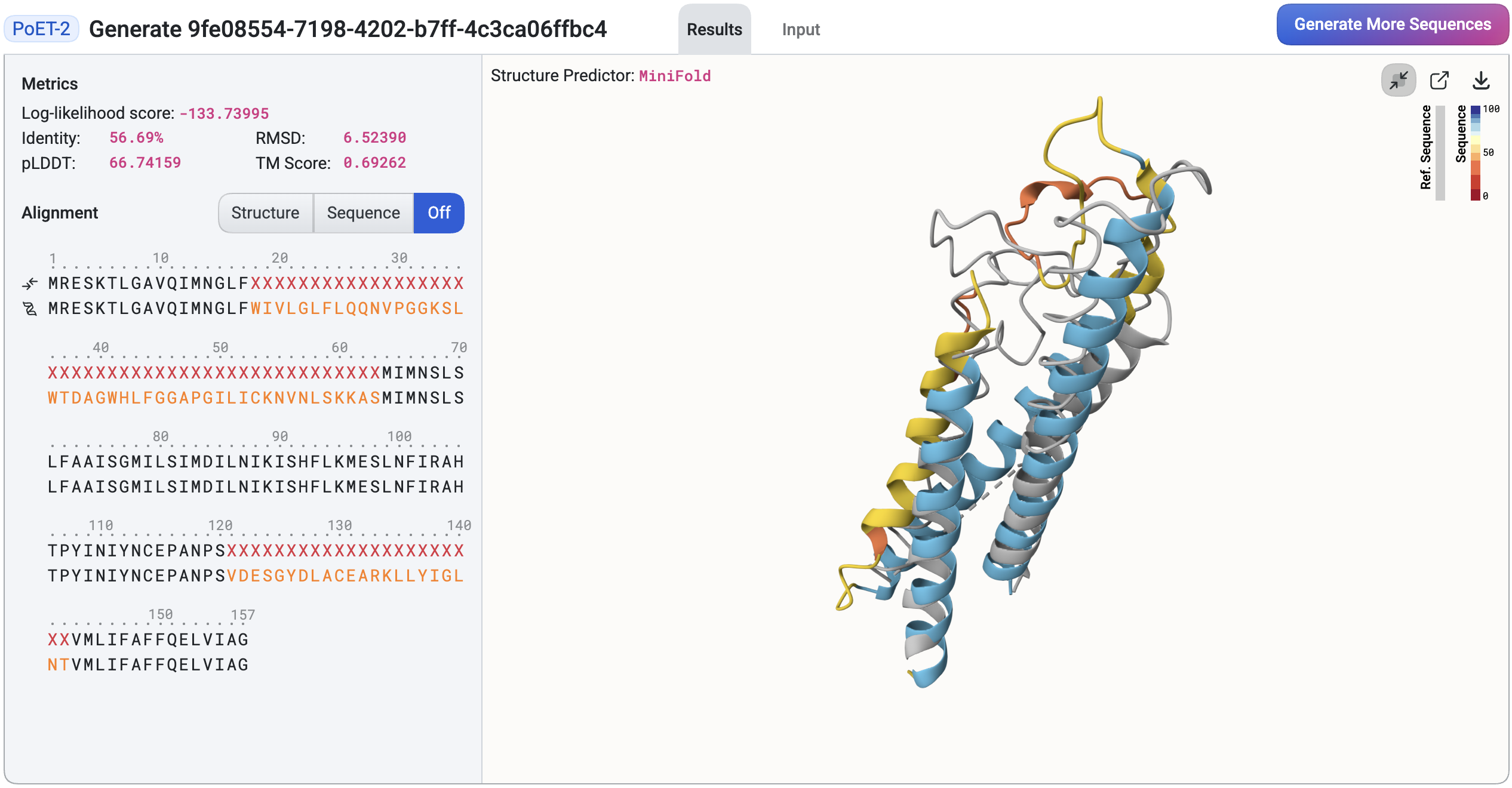 Sequence structure viewer
